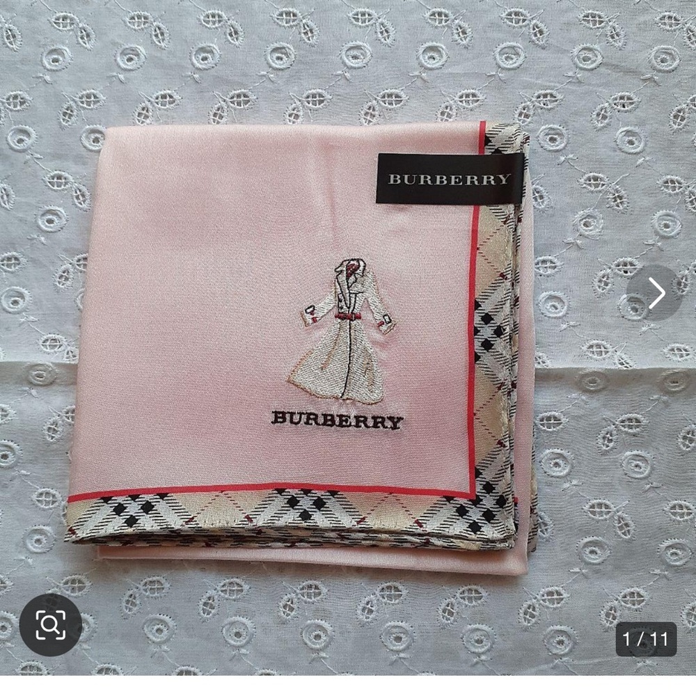 Burberry Beige and Pink Scarf cotton - Picture 11 of 16
